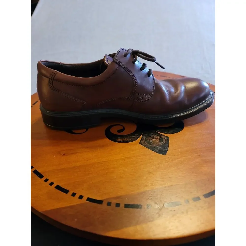 ECCO Helsinki Classic Oxford Dress Shoes in brown leather Size 7